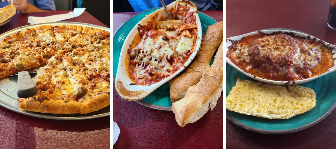 Pesca Pizza Menu